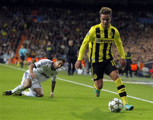 Mario Gotze vs Real Madrid